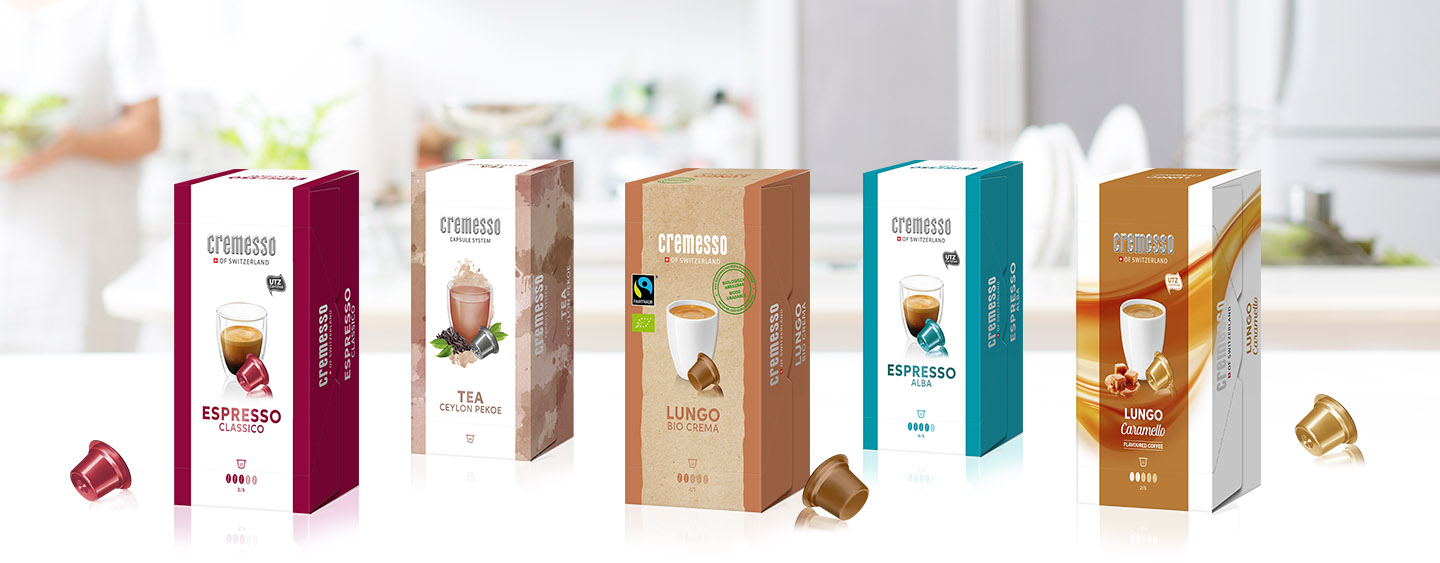 Kaffeekapseln + Kaffeemaschinen | Cremesso
